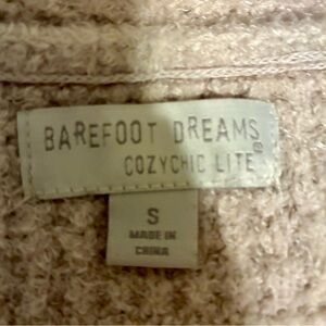Barefoot Dreams CozyChic Lite Long Sweater in Soft Beige